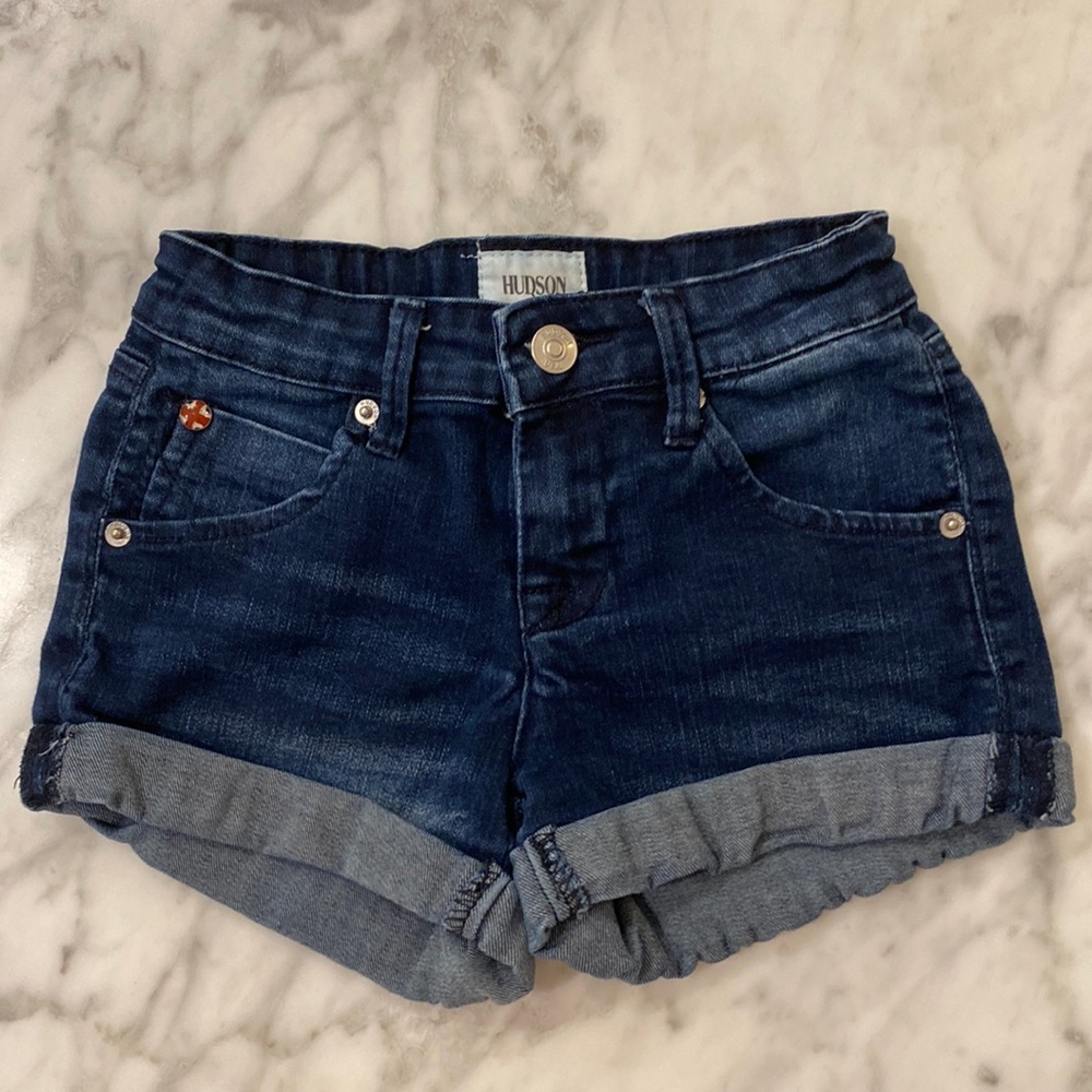 Girls size 8 Hudson denim shorts